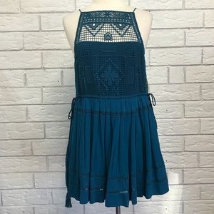 Free People Emily Dress with Lace Panel